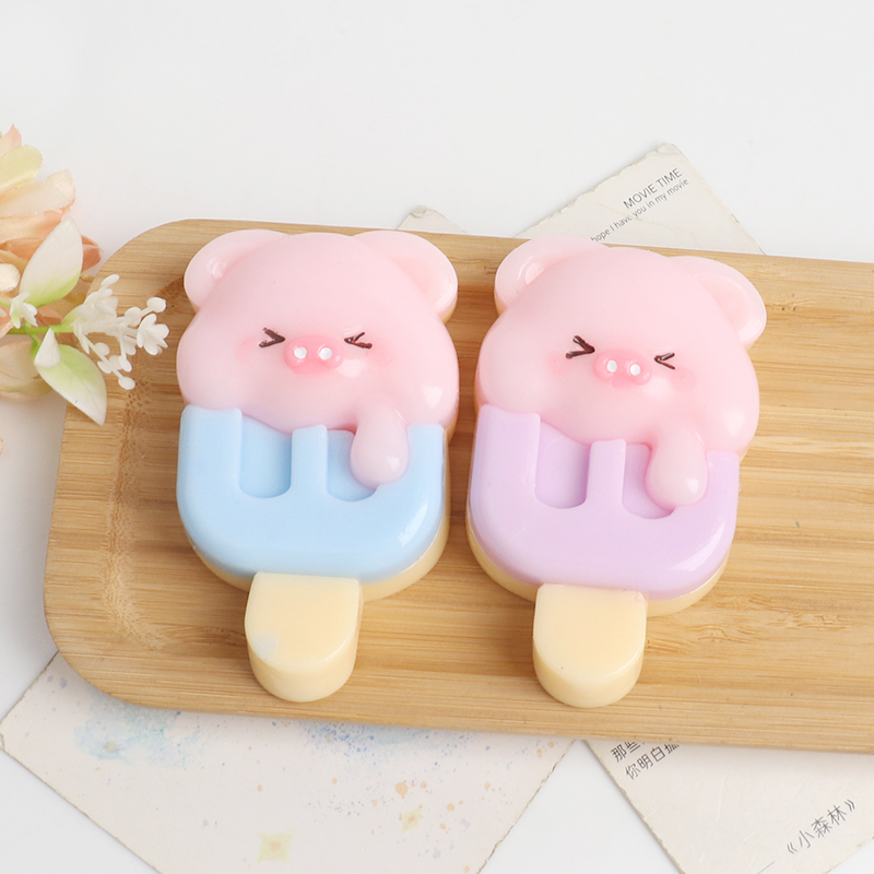 Cute Pig Popsicle Squishy Toys